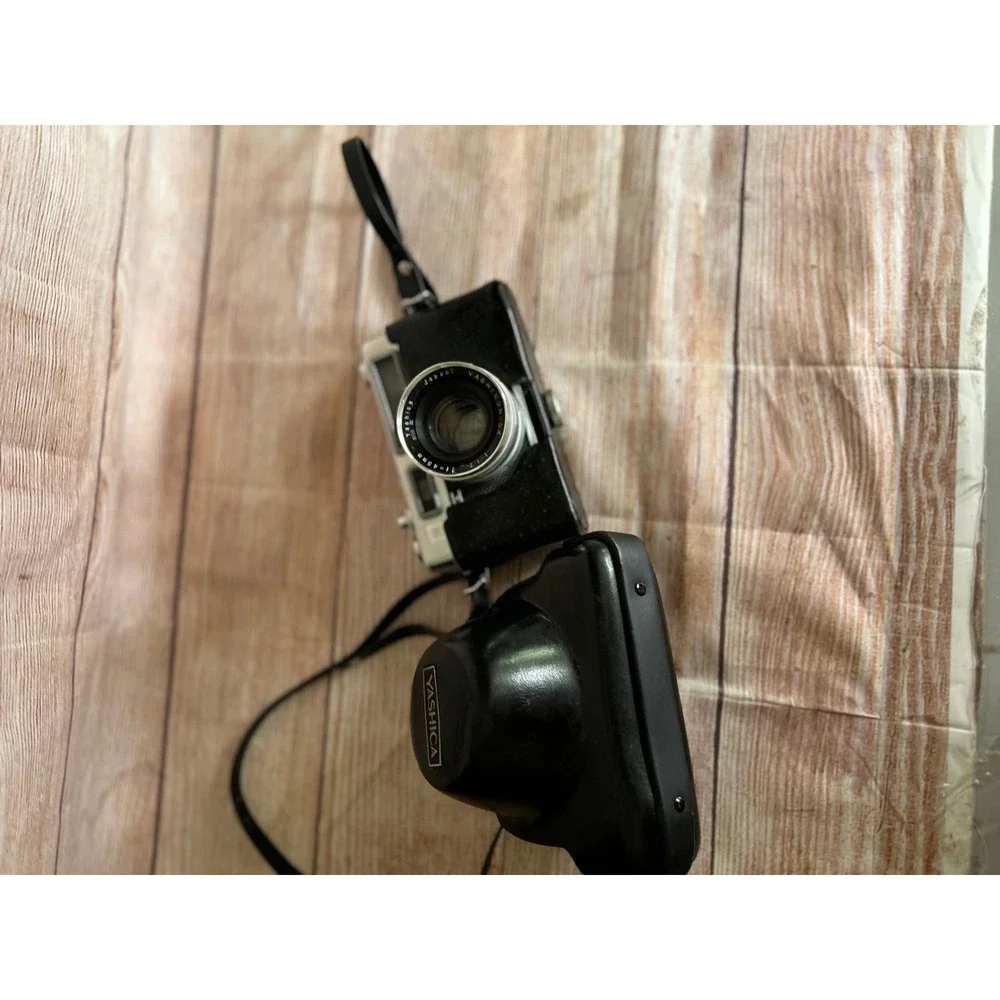 Vintage camera and case